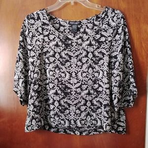 About a Girl Black Blouse S